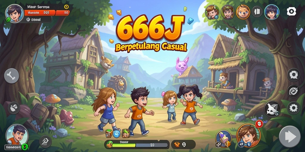 Tampilan gameplay memukau dari 666J yang mengasyikkan.