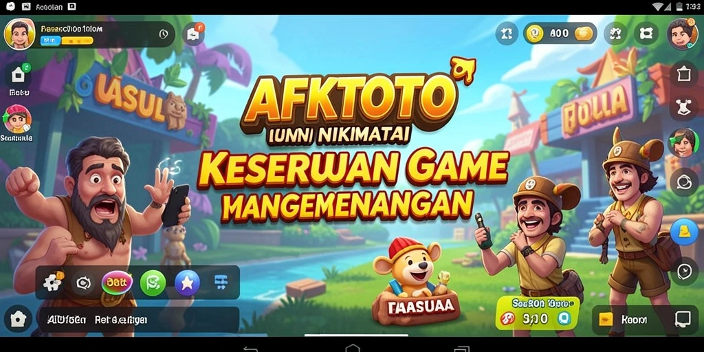 Tampilan gameplay AFKTOTO yang seru dan penuh warna.