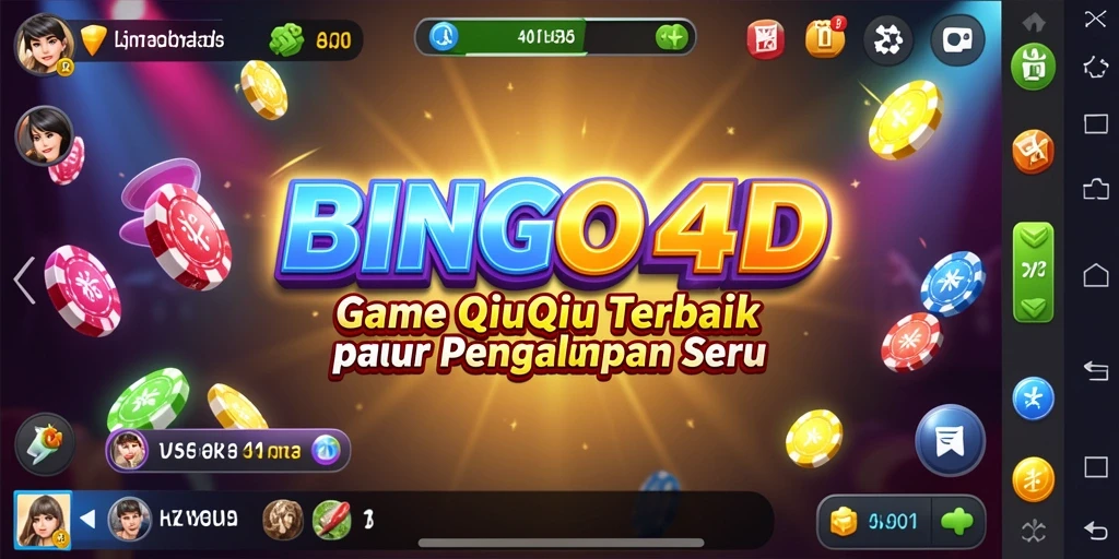 Tampilan gameplay BINGO4D yang seru dan interaktif.