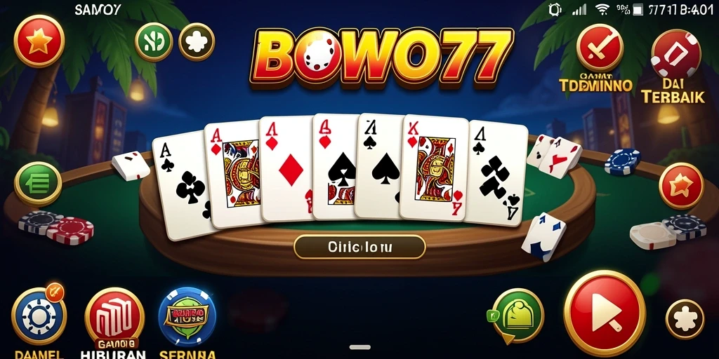 Tampilan gameplay seru dari BOWO77 yang penuh strategi.