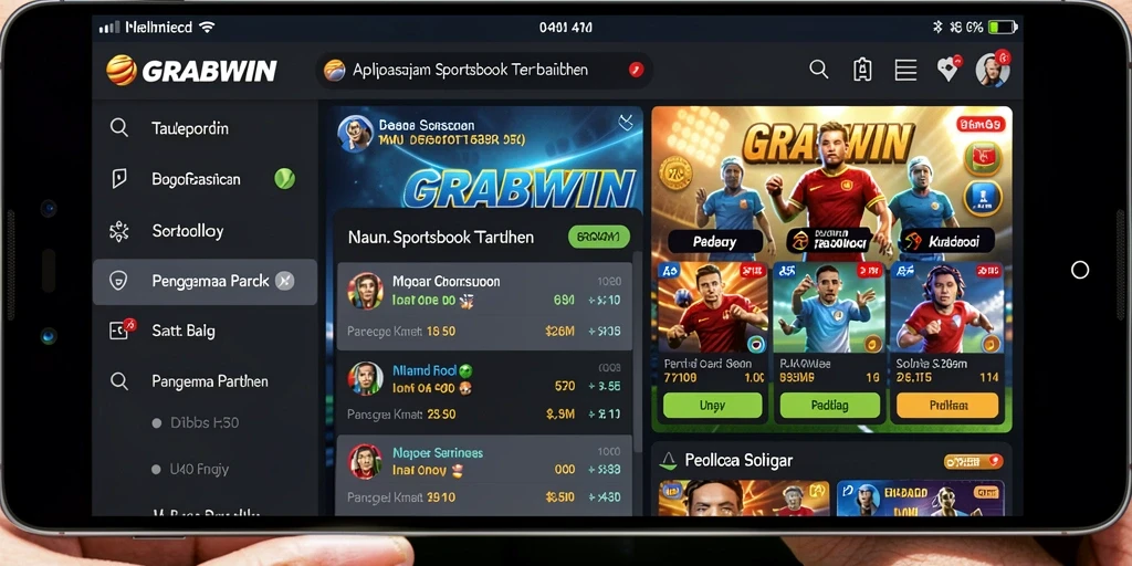 Tampilan screenshot dari gameplay Sportsbook di GRABWIN.