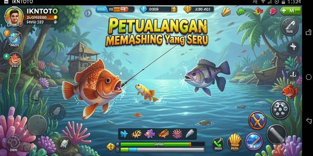 Tangkapan ikan yang memuaskan dalam gameplay IKNTOTO.