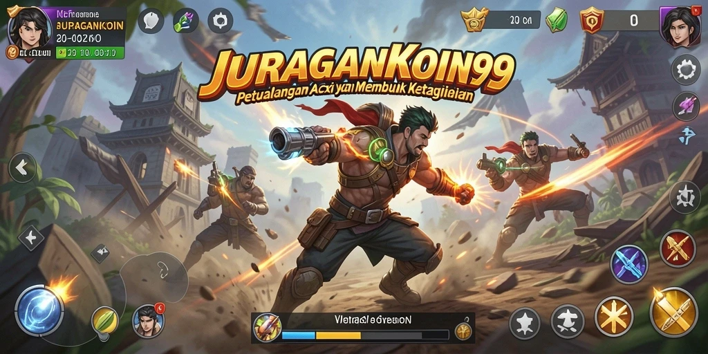 Tangkapan layar gameplay JURAGANKOIN99 yang menampilkan aksi mendebarkan.