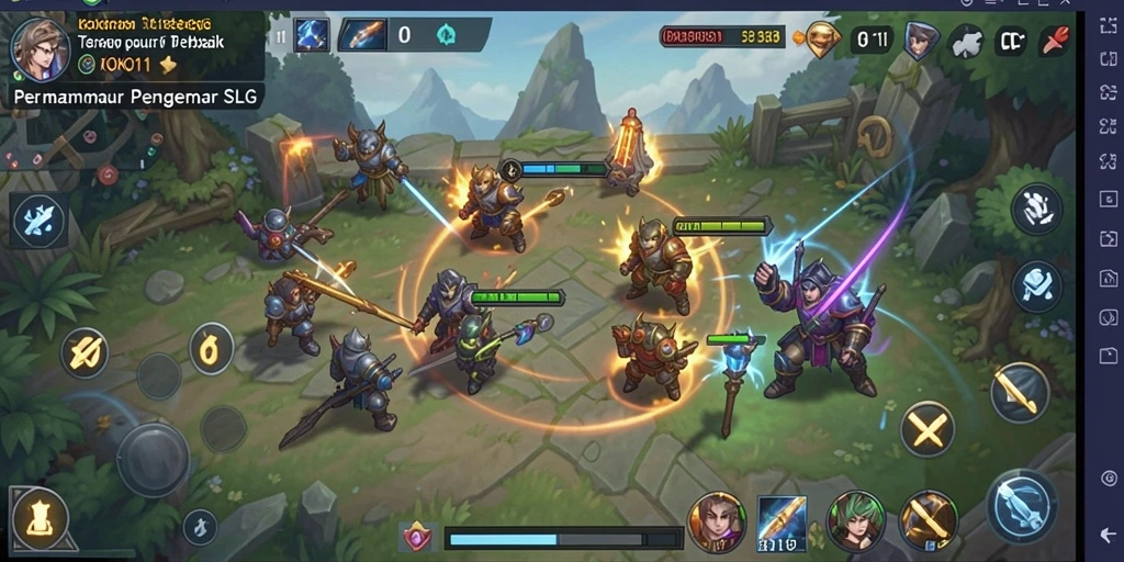 Tampilan gameplay KOKO11 yang penuh strategi dan aksi.