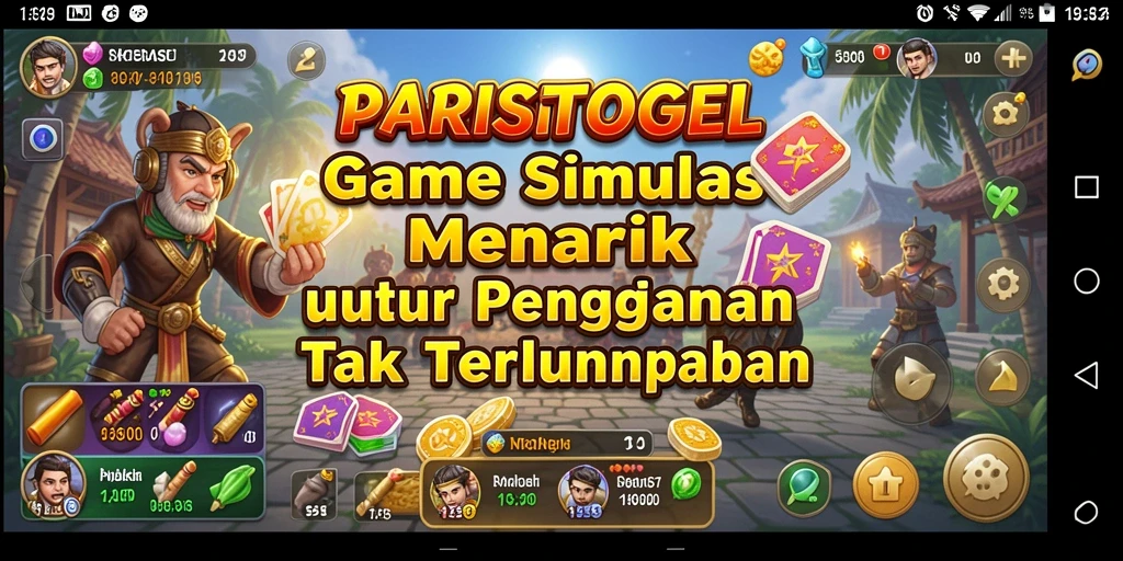 Screenshot PARISTOGEL menunjukkan gameplay yang menarik dan menantang.