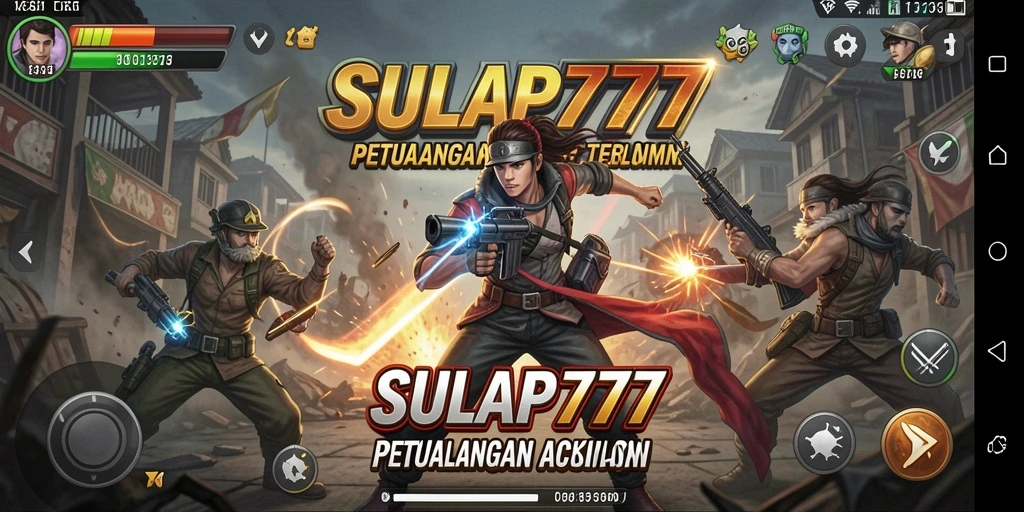 Tampilan aksi mendebarkan dalam gameplay SULAP777.