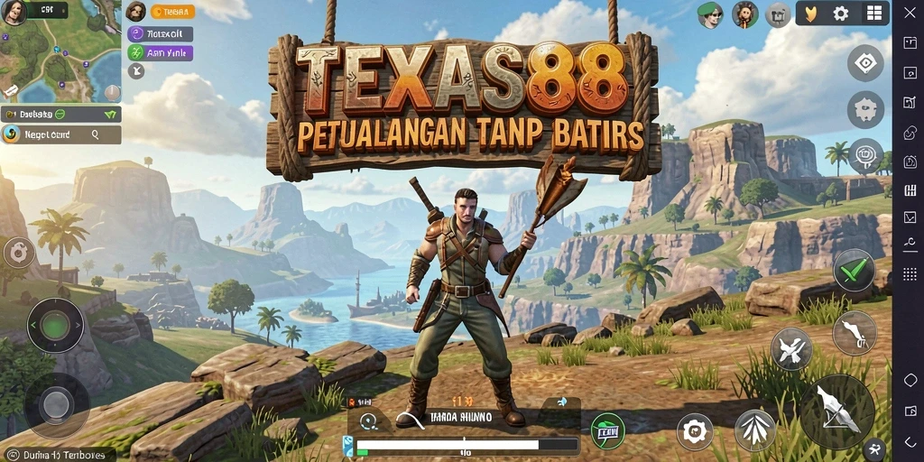 Tampilan gameplay TEXAS88 yang menakjubkan dalam dunia terbuka.
