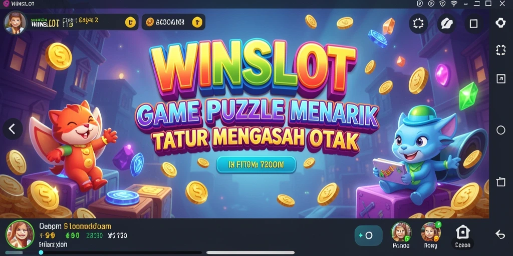 Tampilan gameplay WINSLOT dengan berbagai puzzle yang menantang.